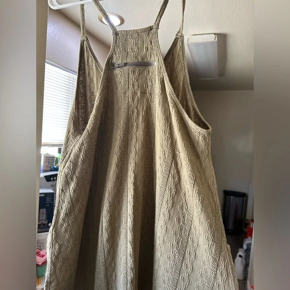 NWOT Free People Movement Hot Shot Cable Knit Onesie RARE - Light Army Green XS - Picture 8 of 16